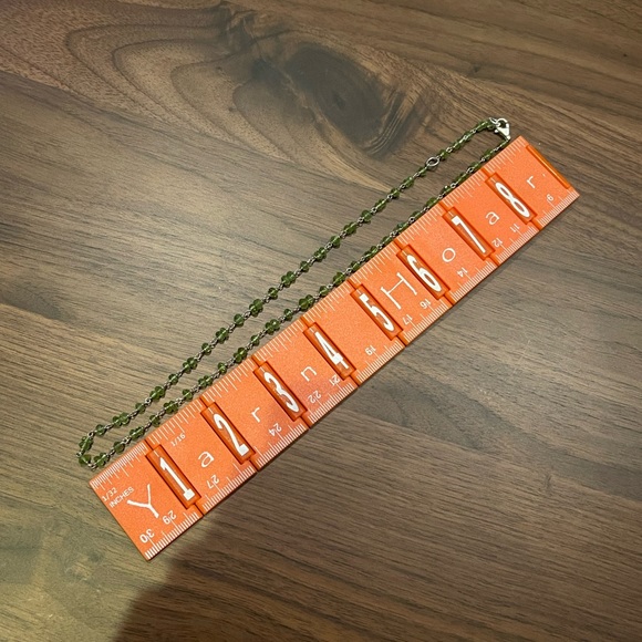 Gorgeous green peridot gemstones on adjustable 16-18 inch necklace - Picture 4 of 5